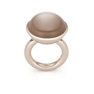 Diana Faraj Schmuck ‧ Brauner Mondstein Rotgold