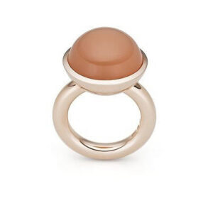 Diana Faraj Schmuck ‧ Ring Oranger Mondstein Rotgold